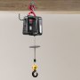 VEVOR 2-in-1 Electric Hoist Winch, 500 kg Capacity, 1500W Portable Power Winch Crane, 7.6 m Lifting Height, 5 m/min with Manual and Wireless Remote Control for Factory, Warehouss, Garage