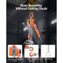 VEVOR Manual Lever Chain Hoist, 3T 3000KG Capacity Heavy Duty Come Along, 3M Lift G80 Alloy Steel Chain With Dual Pawl Mechanical Brake, 360° Rotating Hooks, for Warehouse Construction Garage
