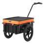 VEVOR Fietskar, 40 kg laadvermogen, transportkar, opvouwbaar en compact op te bergen, met universele koppeling, waterdichte hoes, 40,6 cm wielen, geschikt voor fietswielen van 640-711 mm