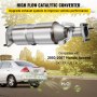 VEVOR Direct Catalytic Converter for Honda Accord 2003-2007 Internal Ceramic Substrates 400 Cells Bolt Connections Stainless Steel Construction High-Flow OEM Design