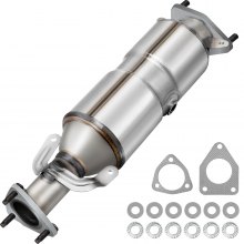 VEVOR Direct Catalytic Converter for Honda Accord 2003-2007 Internal Ceramic Substrates 400 Cells Bolt Connections Stainless Steel Construction High-Flow OEM Design