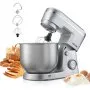 VEVOR Staande Mixer/Foodprocessor voor Bakken, 1500W Deegmachine met Roestvrijstalen Kom (5,7L) & Deeghaak & Klopper & Garde, 10 Snelheden Kantelbare Mixer