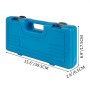 Blauwe draagtas voor VEVOR slagdoppenset, 15,6&quot;x6,9&quot;x2,6&quot;