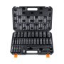 VEVOR 1/2 inch dopsleutelset CR-V gelegeerd staal 34-delige dopsleutelset 8-36 mm diepe doppen slagmoersleutel, HRC 42-48 dopsleutel inclusief gereedschapskoffer, metrische schroefverwijderaar