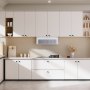 VEVOR meubelknoppen, 10 stuks, 32 mm, zwarte kastknoppen van zinklegering, massieve keukenknoppen, ladeknoppen met schroeven voor badkamer, kasten, laden, keuken