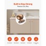 VEVOR Cabinet Knobs, 12 Pack, 0.98 Inch Zinc Alloy Drawer Pulls Door Handles, Round Kitchen Dresser Solid Knobs Cupboard Hardware with Screws for Bathroom Closet Cabinets Drawers, Antique Brass Color