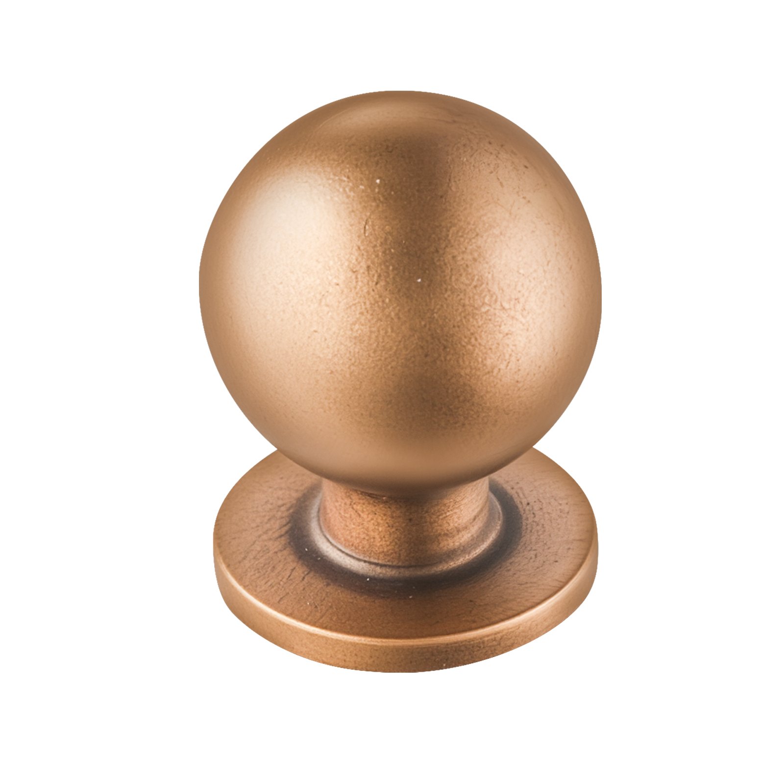 VEVOR Cabinet Knobs, 12 Pack, 0.98 Inch Zinc Alloy Drawer Pulls Door Handles, Round Kitchen Dresser Solid Knobs Cupboard Hardware with Screws for Bathroom Closet Cabinets Drawers, Antique Brass Color