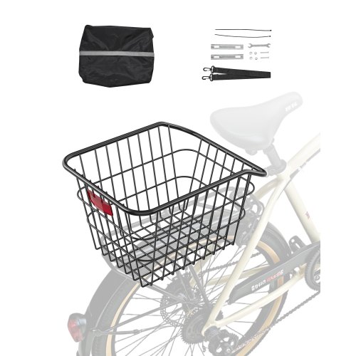 VEVOR achterfietsmand bagagedragermand achterwielmandhoes 375x290x250mm