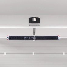 VEVOR Torsieveren voor Garagedeuren Paar Φ5.26xΦ50.8x618mm met Wikkelstaven