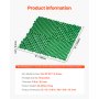 VEVOR Interlocking Drainage Mat Douchemat 31 x 31 cm Modulaire Interlocking Vloermatten, 50 Stuks Splitsbare Drainagematten, Antislip Drainage Vloertegels, voor Garage Tuin Groen