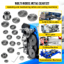 VEVOR CJ0618 Draaibank Metalen Gears Draaibank Versnellingen 18 Stks, Metalen Exchange Gear Precisie Gepolijst Tandwielen, Micro Lathe Gear Zeer Compatibel voor Mini Draaibank Metalen Snijmachine