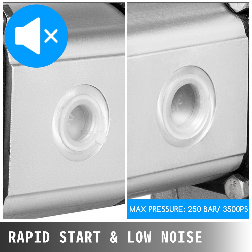 Vevor Pto Tandwielpomp, Versnellingsbak Hydraulische Pomp 25ccm 53l Voor Tractor