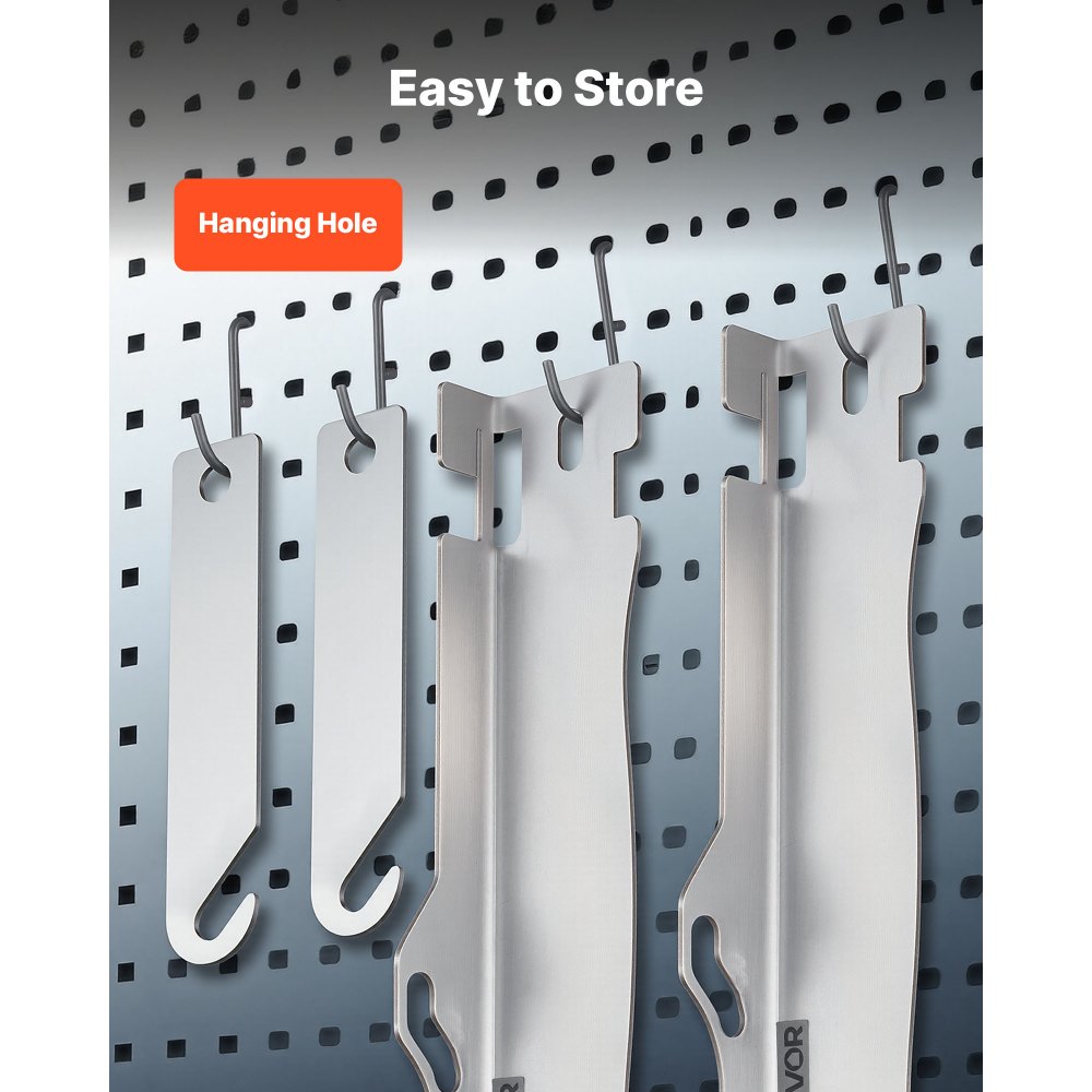 VEVOR Wheel Alignment Tool, 2 PCS Stainless Steel Heavy Duty Toe Alignment Plates with 2 Measuring Tapes, Accurate Automotive Wheel Tools for Home Use, Compatible with Cars, Trucks, SUVs, and Vehicle