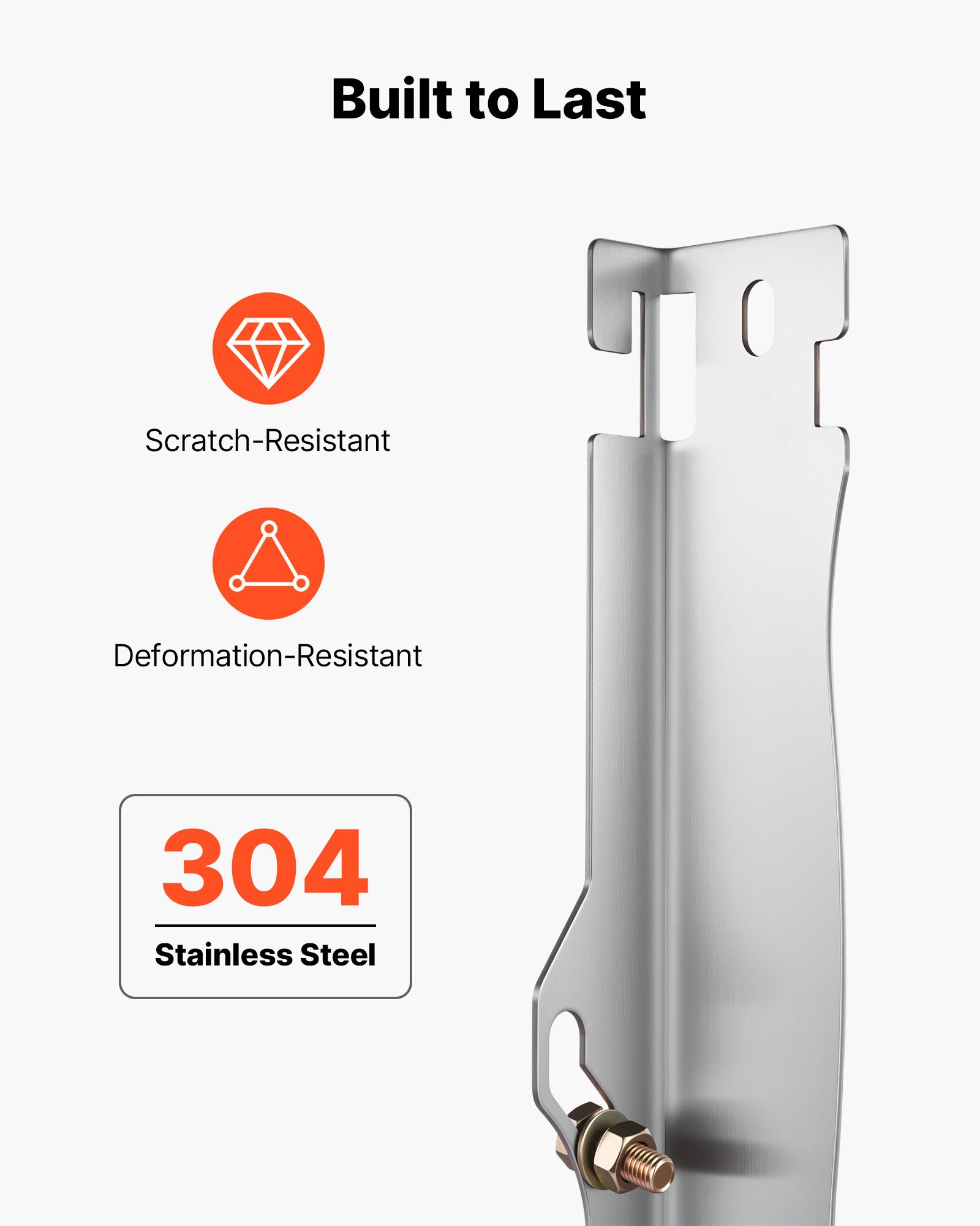 VEVOR Wheel Alignment Tool, 2 PCS Stainless Steel Heavy Duty Toe Alignment Plates with 2 Measuring Tapes, Accurate Automotive Wheel Tools for Home Use, Compatible with Cars, Trucks, SUVs, and Vehicle