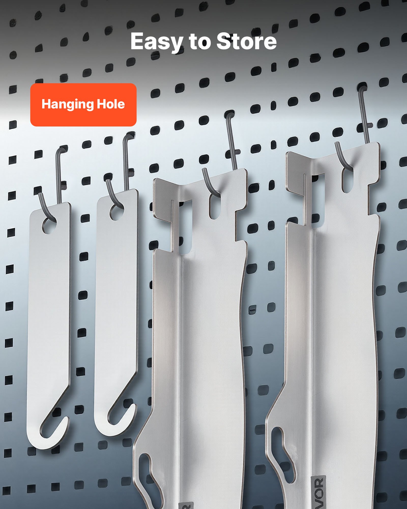 VEVOR Wheel Alignment Tool, 2 PCS Stainless Steel Heavy Duty Toe Alignment Plates with 2 Measuring Tapes, Accurate Automotive Wheel Tools for Home Use, Compatible with Cars, Trucks, SUVs, and Vehicle