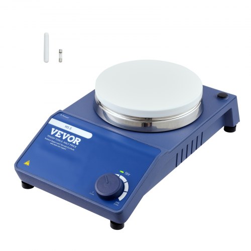 VEVOR Magnetrührer-Heizplatte, Max. 300 °C, 0–2000 U/min Heizplatte, 5000 ml Heizplattenrührer mit LED-Bildschirm, Stützständer und Rührstäbe im Lieferumfang Enthalten, 500 W Heizleistung VEVOR Magnetrührer-Heizplatte, Max. 300 °C, 0–2000 U/min Heizplatte, 5000 ml Heizplattenrührer mit LED-Bildschirm, Stützständer und Rührstäbe im Lieferumfang Enthalten, 500 W Heizleistung