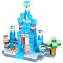 VEVOR Magnetische Bouwstenen, 150-delige Gletsjerkasteelset, Magnetische Blokken, STEM Montessori Sensorisch Speelgoed als Kerst- & Verjaardagscadeau, Constructiestapelspeelgoed, Vanaf 3 jaar
