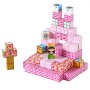VEVOR Magnetische bouwstenen, 100-delige prinsessenkasteelset, magnetische blokken, STEM Montessori-speelgoed als kerst- en verjaardagscadeau, constructiestapelspeelgoed, vanaf 3 jaar