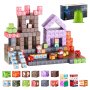 VEVOR Magnetische Bouwstenen 150 stuks Donkere Kasteelset STEM Montessori Speelgoed
