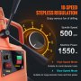 VEVOR Magnetic Drill, 1550W 1.57" Boring Diameter, 2922lbf/13000N Portable Electric Mag Drill Press with Variable Speed, 500 RPM Drilling Machine for any Surface Home Improvement Industry Railway