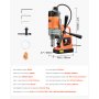 VEVOR Professional Kernboormachine Magneetboormachine 1300 W, Kernboormachine Magneetbooreenheid 13000 N 40 mm, 810 tpm Magnetisch kernboorsysteem voor scheepsbouw, bruggenbouw, windenergieopwekking