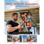 VEVO0R Magnetische Boormachine Elektrisch 1450W 2878lbf Draagbaar