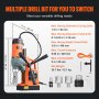 VEVOR Magnetic Drill, 1450 W 40 mm Drill Diameter, 12500 N 800 RPM Portable Professional Core Drill, with Variable Speed, Drill for Any Surface Home Improvement