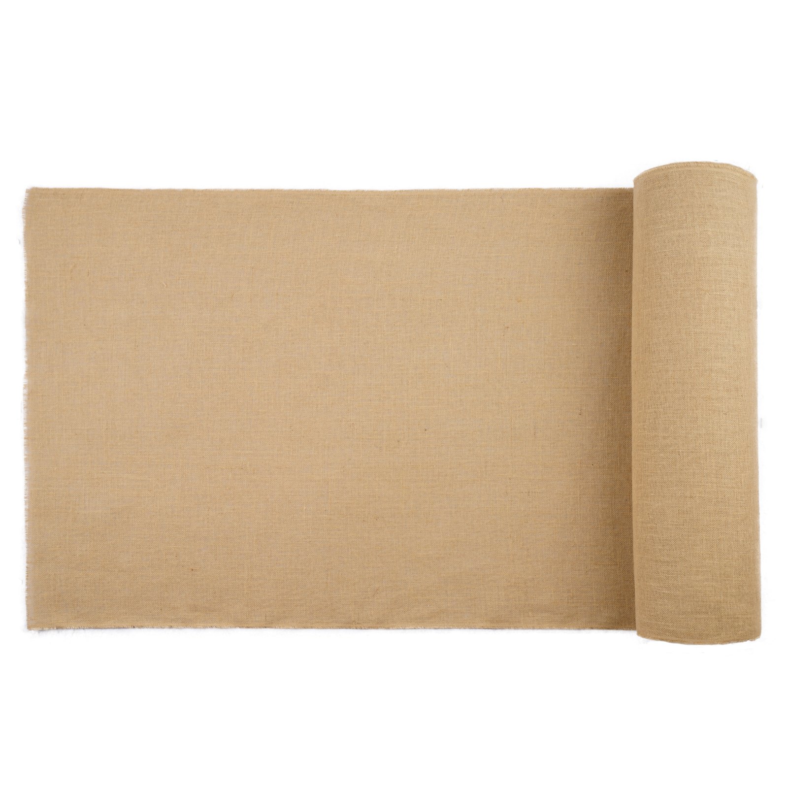 VEVOR Jute Stof, Jute Stof Rol, 50x50 Hoge Dichtheid Brede Natuurlijke Jute Stof Rollen, 1016mmx91.4m, voor Decoratie, Ambachten, Bruiloften, Tuinieren, Planten & Bomen Winterhoes