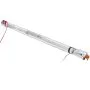 VEVOR 60W CO2 Laser Tube, 49.2 in (1250 mm) Length, 2 in (55 mm) Dia Borosilicate Glass Laser Cutter Tube with Metal Head, 5000-6000hr Wires Preconnected for Laser Engraver Engraving Cutting Machine