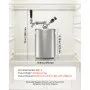 VEVOR Mini Bierdispenser met CO₂-regelaar, 4L roestvrijstalen bierfust tapsysteem, met zelfsluitende tapkraan, CO₂-druksysteem voor optimale versheid, voor zelfgebrouwen bier, speciaalbier, tapbier en feestjes