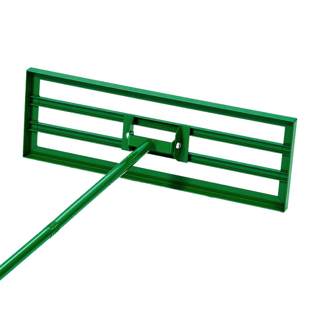 VEVOR gazonnivelleerhark 758x254 mm, gazontrekker met 198 cm lange stalen steel, gazonegalisator inclusief tuinhandschoenen, gazonnivelleringsgereedschap, geschikt voor tuin, golfbaan en landbouw