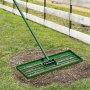 VEVOR Lawn Leveling Rake, 30"x10" Level Lawn Tool, Heavy-duty Lawn Leveler with 78" Steel Extended Handle, Yard Leveling Rake Suit for Garden, Golf Lawn, Farm