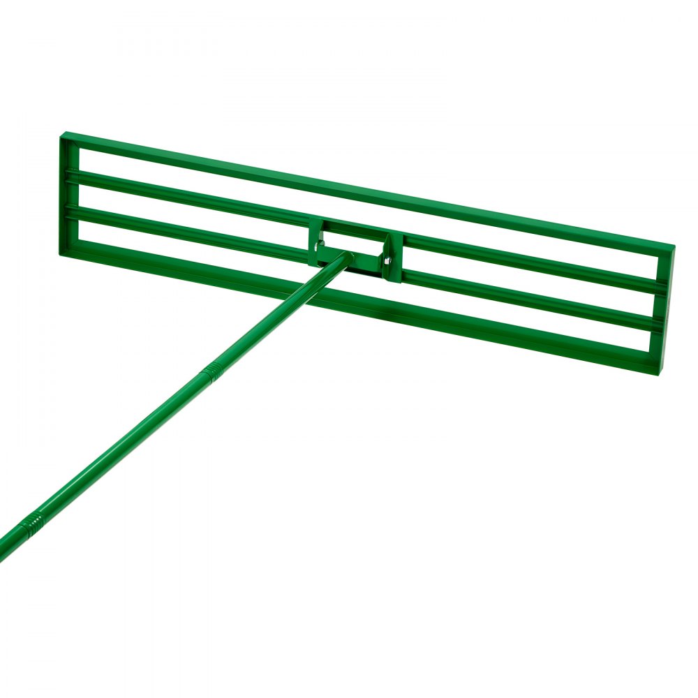 VEVOR gazonnivelleerhark 1215x252 mm, gazontrekker met 198 cm lange stalen steel, gazonegalisator inclusief tuinhandschoenen, gazonnivelleringsgereedschap, geschikt voor tuin, golfbaan en landbouw