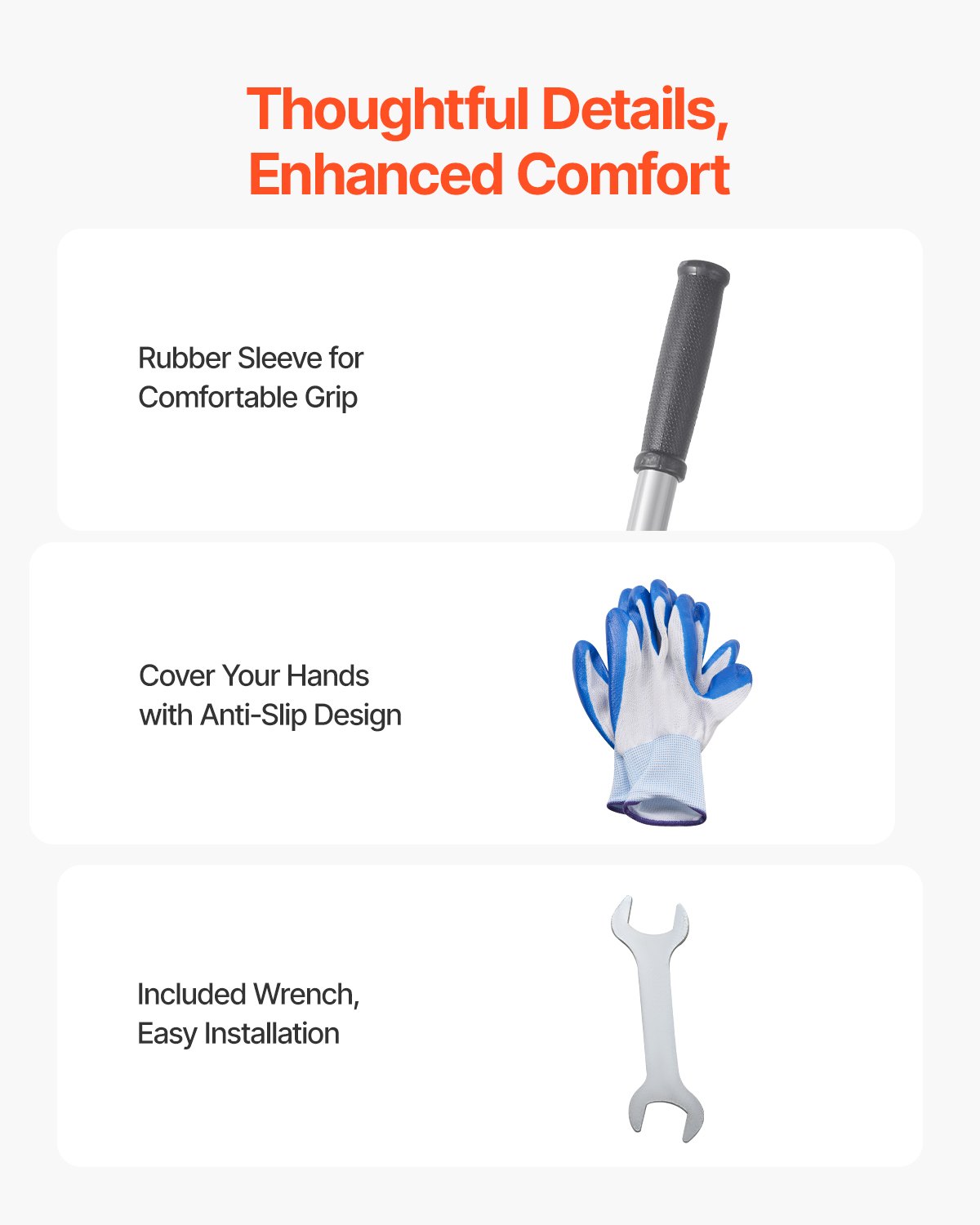 VEVOR Gazonhark, egalisatiehark met 198 cm steel, 431 x 254 mm voetplaat, roestbestendige egalisatiehark van koolstofstaal, 5 hoogtes verstelbaar, gazonnivelleringsgereedschap voor tuin en golfbaan