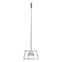VEVOR Lawn Leveling Rake, Lawn Leveler with 83.9 in Handle, 48x10 in Ground Plate, Rust-Resistant Carbon Steel Soil Leveler, 2 Heights Adjustable, Effort Saving Lawn Leveling Tool for Yard Golf Court
