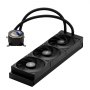 VEVOR CPU-vloeistofkoeler, AIO CPU-waterkoeler, 3x 120 mm PWN-ventilatoren, pomp en 53 mm LCD-scherm, max. 2200 RPM CPU-koelventilator, compatibel met Intel 115X/1366/2011/1700/1200, AMD AM4/AM5