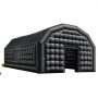 VEVOR Inflatable Nightclub, 29.5 x 19.7 x 13.1 ft Inflatable Party Tent with 1100W Blower & Sandbag, Ventilated Blow up Night Club with 2 Windows, Air Cube House for Event Birthday Wedding Party