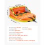 VEVOR Fun Tube Set voor varen, opblaasbare sleepboten voor 1-3 personen, 231 kg Watersport sleepbare tube voor het trekken van boten - met handgrepen, trekpunten en veiligheidsventiel