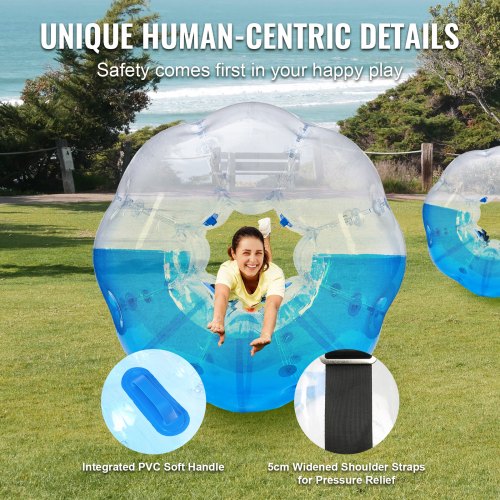 Body Bubble Ball, Bolas De Colisión Inflables De 90 Cm, Port | Envío gratis