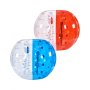Rode en blauwe split