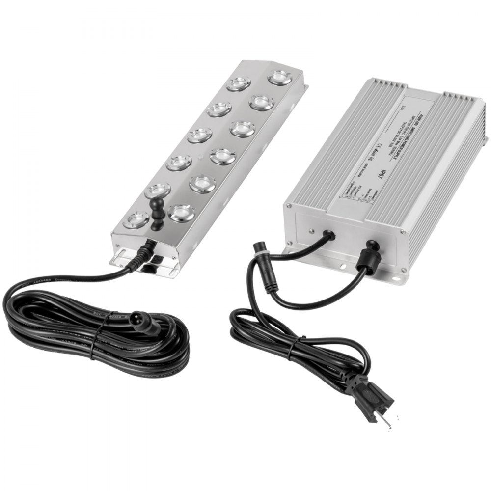 Vevor Ultrasone Mist Maker, Mistmaker Vijver, Fogger Ultrasone Rvs Met 12 Hoofd