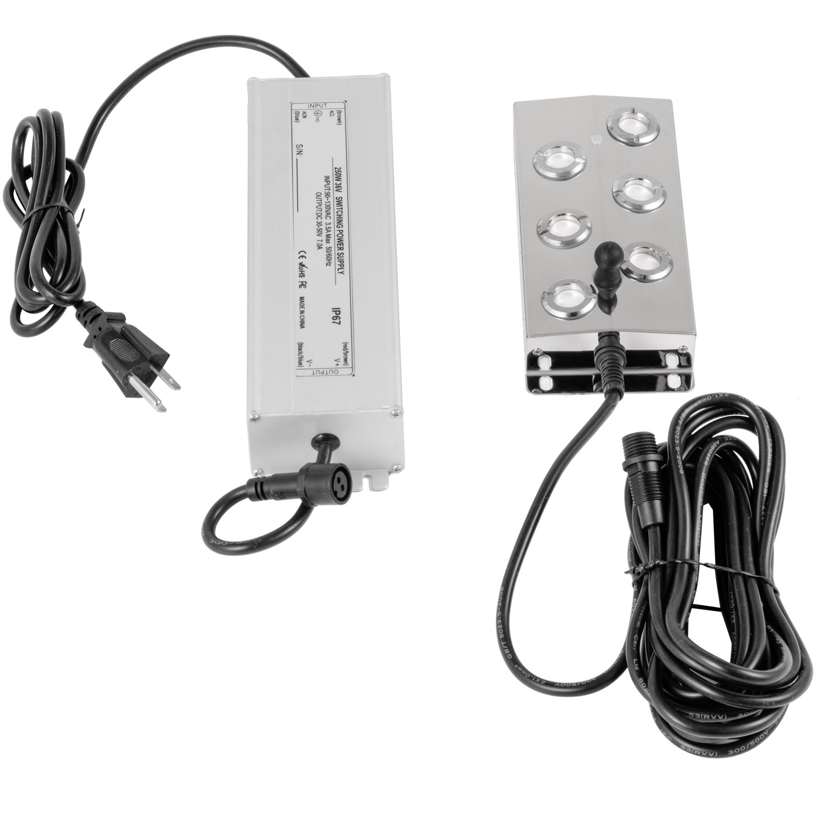 Vevor Ultrasone Mist Maker, Mistmaker Vijver, Fogger Ultrasone Rvs Met 6hoofd