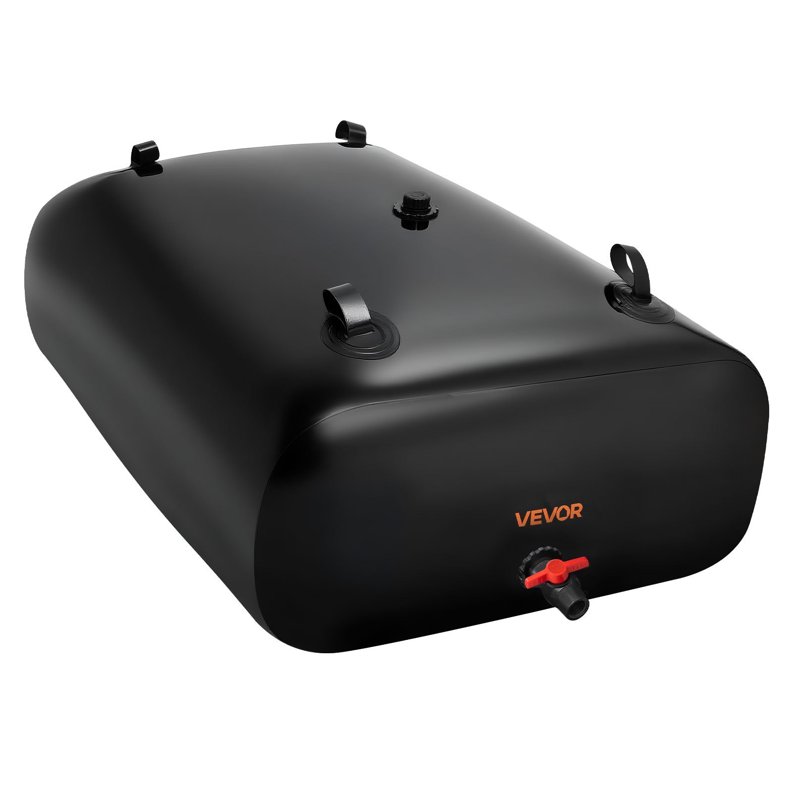 VEVOR Waterzak-opslagcontainer, 1000L watertank, 1000D PVC verdikte waterzak, opvouwbare waterzak, voor tuinirrigatie, kamperen, campers, noodgebruik - Zwart