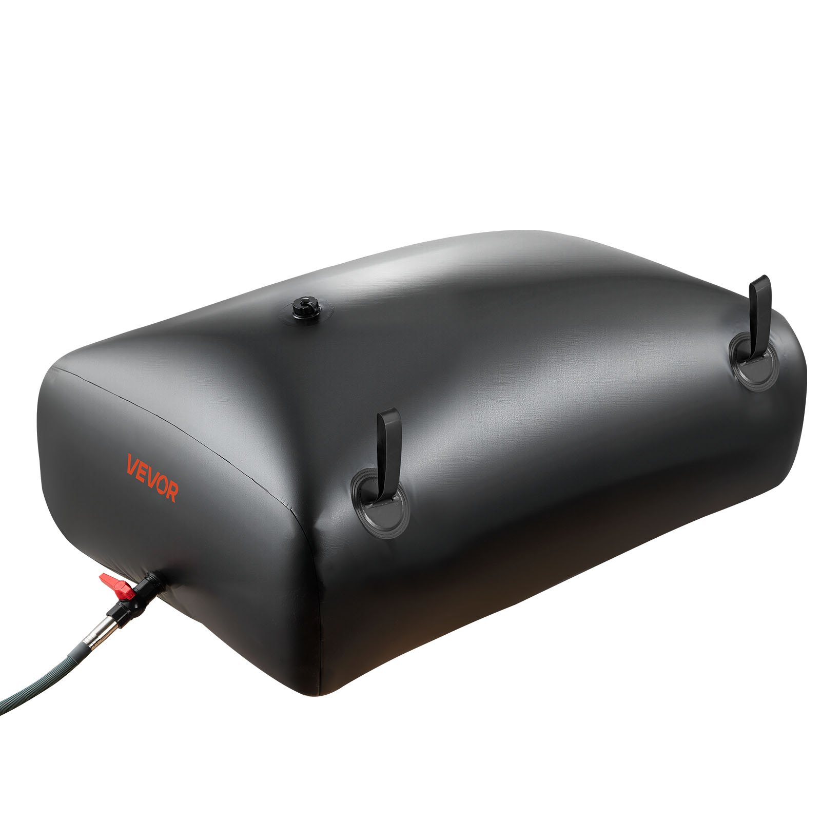 VEVOR Waterzak, 113 liter waterzak met kraan, opvouwbare en draagbare waterzak gemaakt van 1000D PVC, wateropslag voor irrigatiesystemen, droogtebestendig en voor noodhulp, zwart