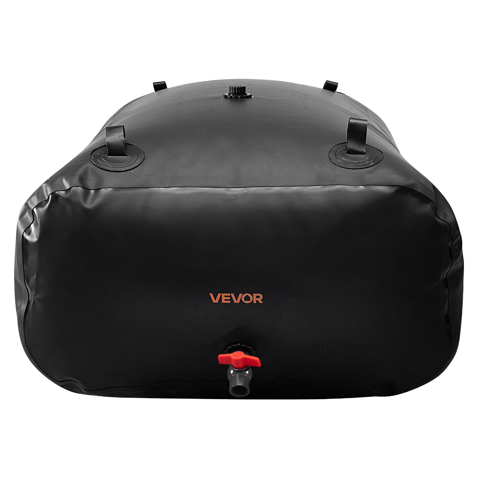 VEVOR Waterzak-opslagcontainer, 540L watertank, 1000D PVC verdikte waterzak, 1,2 mm opvouwbare waterzak, voor tuinirrigatie, kamperen, camper, noodgebruik - Zwart