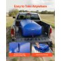 VEVOR Water Storage Bladder 264.2 Gallon Large Capacity Water Bag, Portable & Collapsible Soft Waters Container, Leakproof & Tear-Resistant PVC Emergency Waters Storage Tank for RV Truck & Outdoor Use