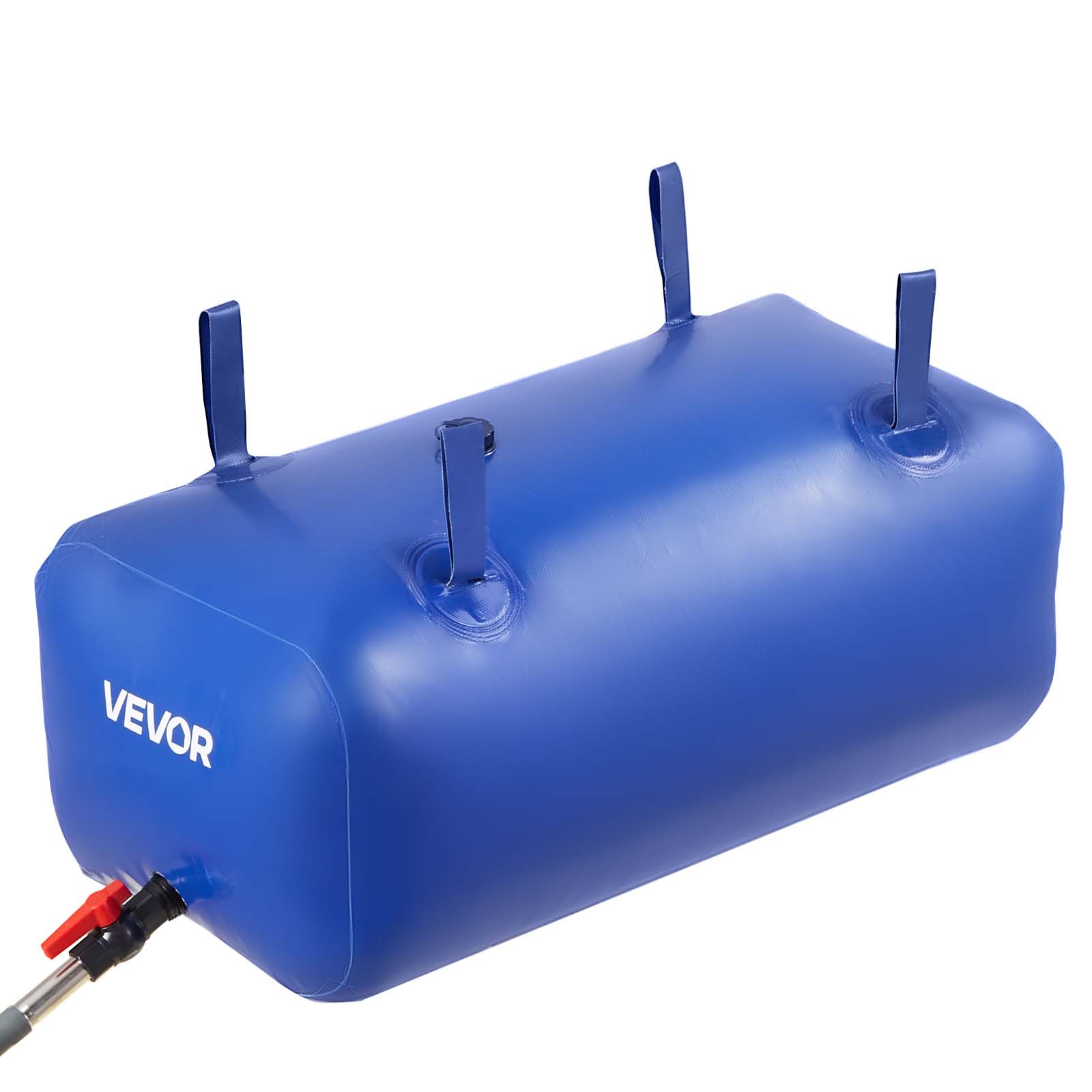 VEVOR Water Storage Bladder 30 Gallon Large Capacity Water Bag, Portable & Collapsible Soft Waters Container, Leakproof & Tear-Resistant PVC Emergency Waters Storage Tank for RV Truck & Outdoor Use