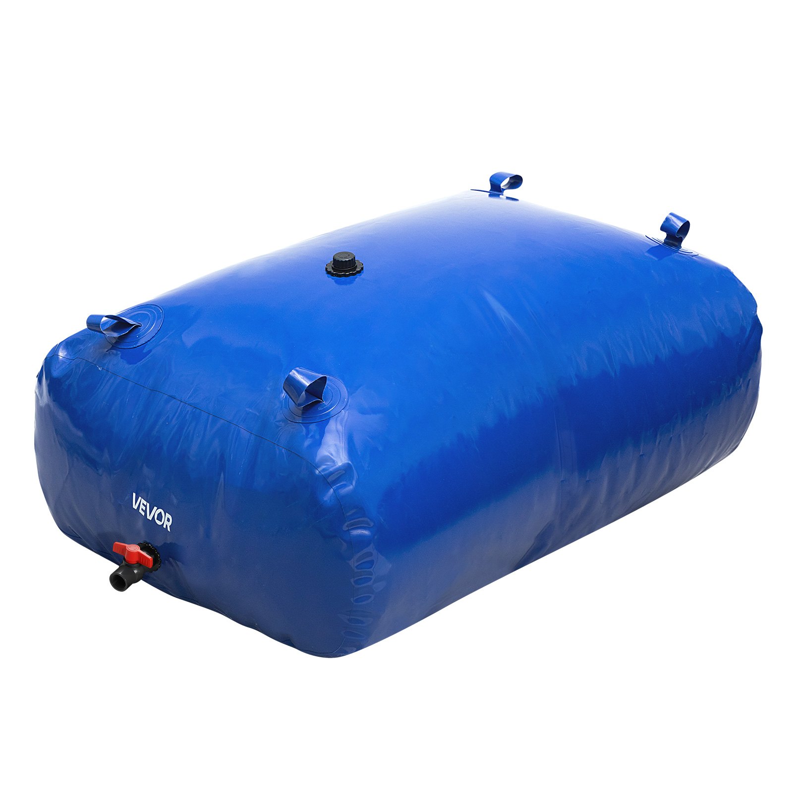VEVOR Waterzak-opslagcontainer, 330L watertank, 1000D PVC verdikte waterzak, 0,9 mm opvouwbare waterzak, voor tuinirrigatie, kamperen, campers, noodgebruik - Blauw