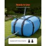VEVOR Water Storage Bladder, 35 Gallon Large Capacity TPU Soft Water Bag, Portable & Collapsible Water Storage Containers, Leakproof & Wear-Resistant RV Waters Tank for Camping Irrigation Outdoor Use