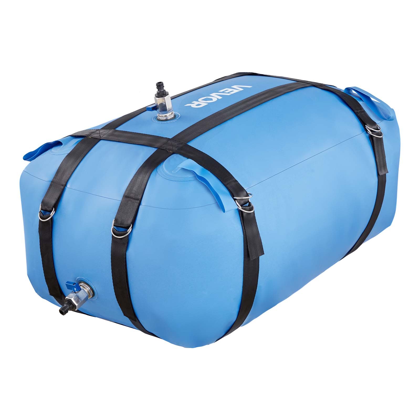VEVOR Water Storage Bladder, 35 Gallon Large Capacity TPU Soft Water Bag, Portable & Collapsible Water Storage Containers, Leakproof & Wear-Resistant RV Waters Tank for Camping Irrigation Outdoor Use